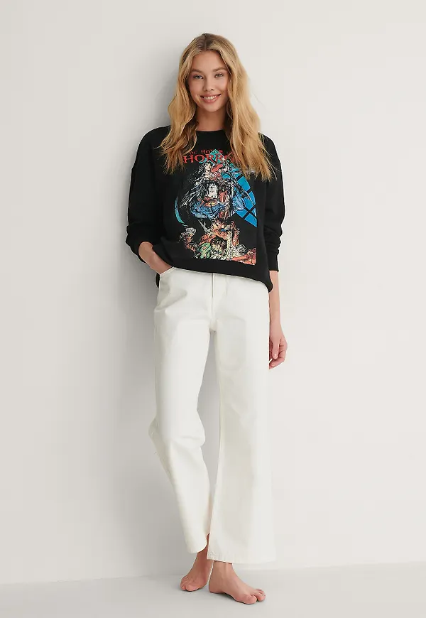 Warner Bros. Oversize Tröja Med Rund Hals - Black