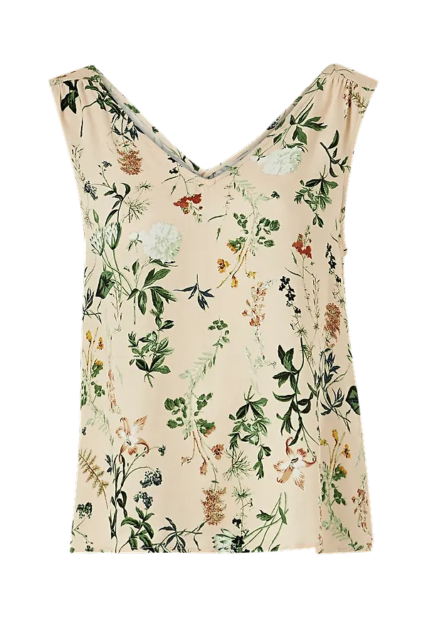 Object - Blus objAlba S/L Top 109 - Vit