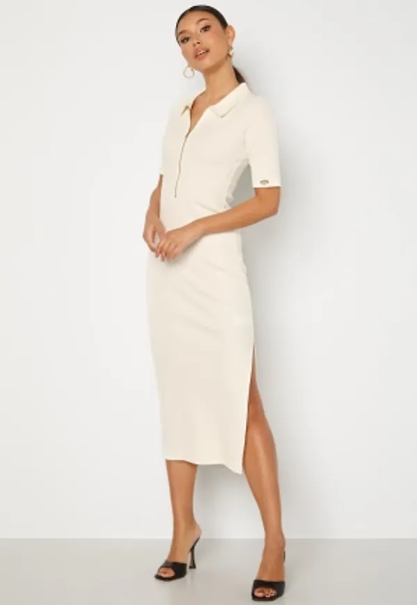 Chiara Forthi Dalila rib dress Offwhite XS