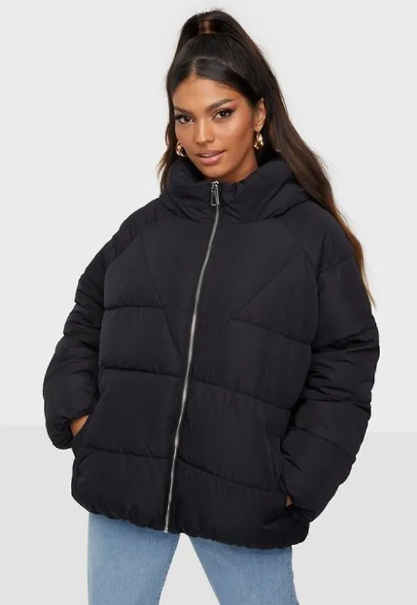 Only Onlalina Puffer Otw Dunjackor Black