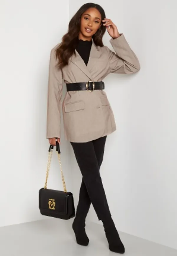 Y.A.S Reemaj Oversize Blazer Oxford Tan L