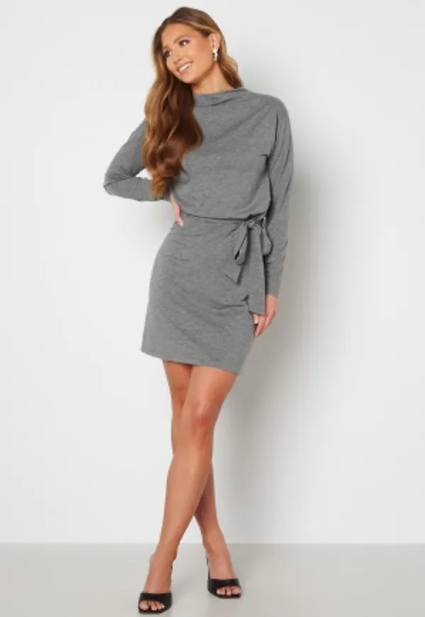 Bubbleroom Care Cheyenna Dress Grey melange XL