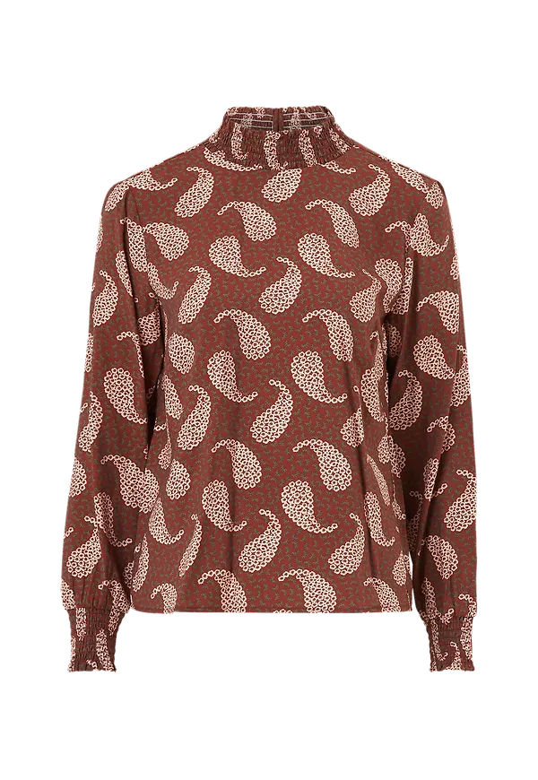 Vila - Topp viOti L/S Top - Brun