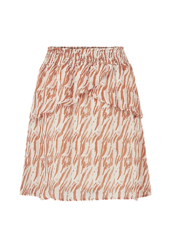 co'couture - Kjol Golden Tiger Skirt - Vit