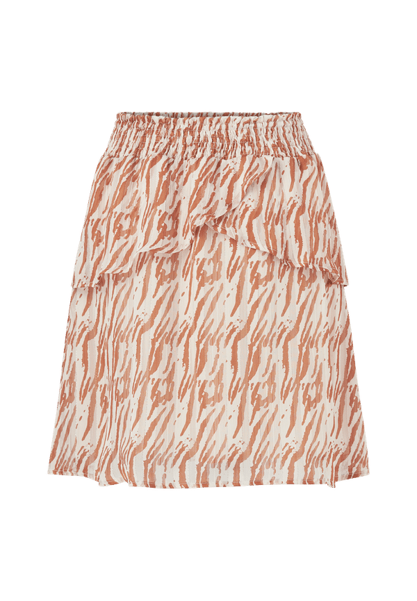co'couture - Kjol Golden Tiger Skirt - Vit