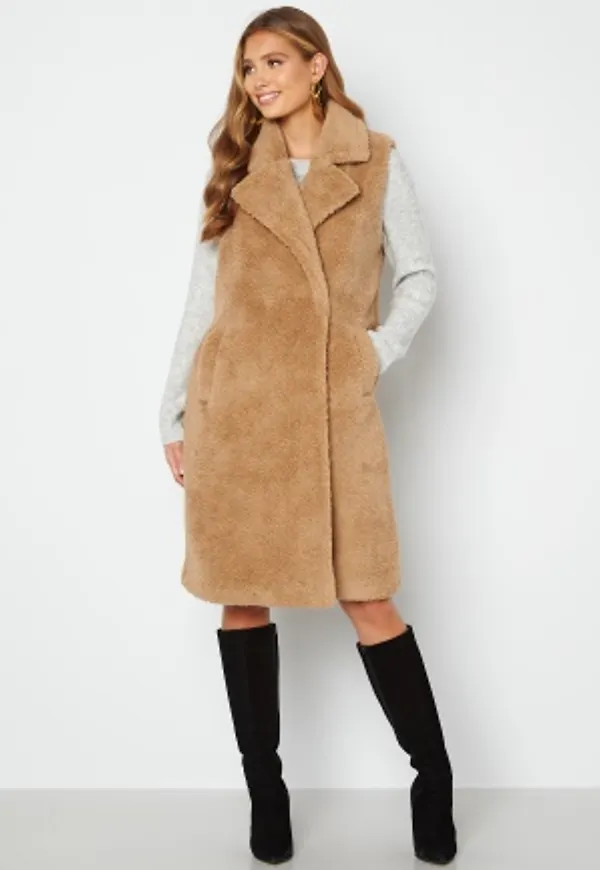 ONLY Evelin Teddy Waistcoat Nomad S