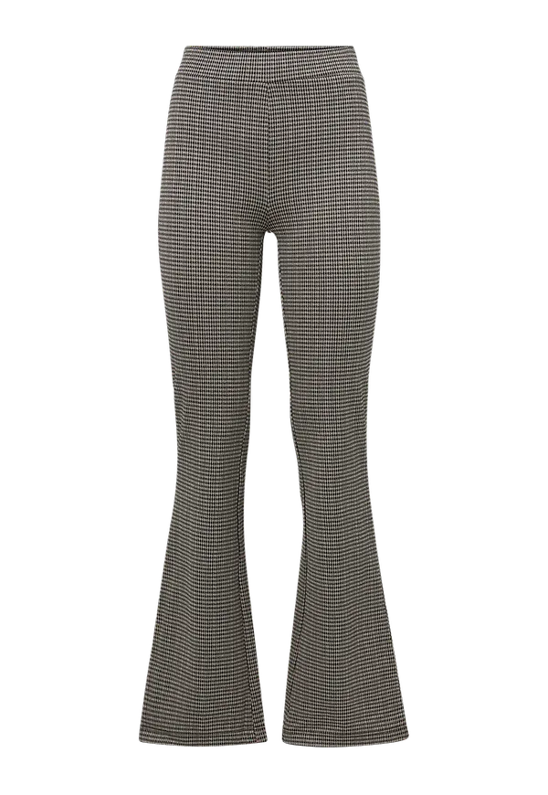 JDY - Byxor jdyMandy Mia Flare Check Pant Jrs - Brun