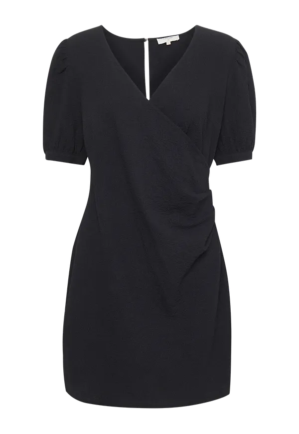 Cream - Klänning crLea Wrap Dress - Svart