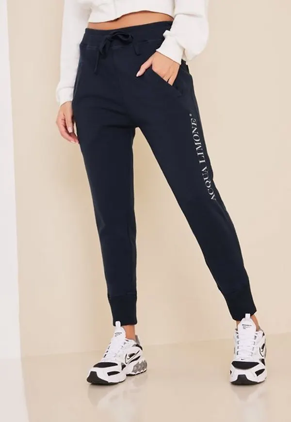 Acqua Limone Sweatpants Cuff Mjukisbyxor Dark Navy