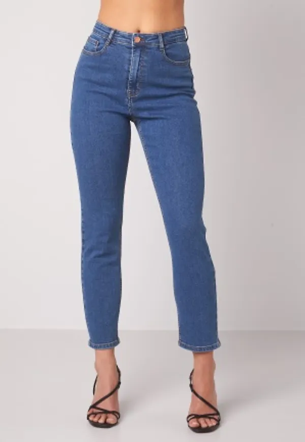 BUBBLEROOM Lana high waist jeans Medium blue 44