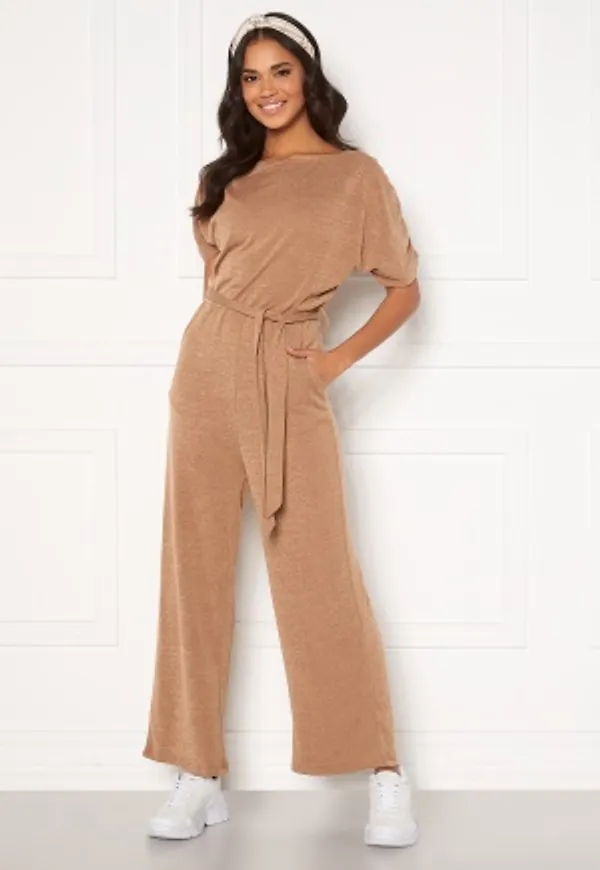 AX Paris Knitted Jumpsuit Camel M/L
