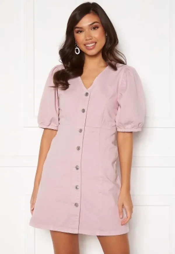 Pieces Gili SS V-Neck Dress Winsome Orchid XL