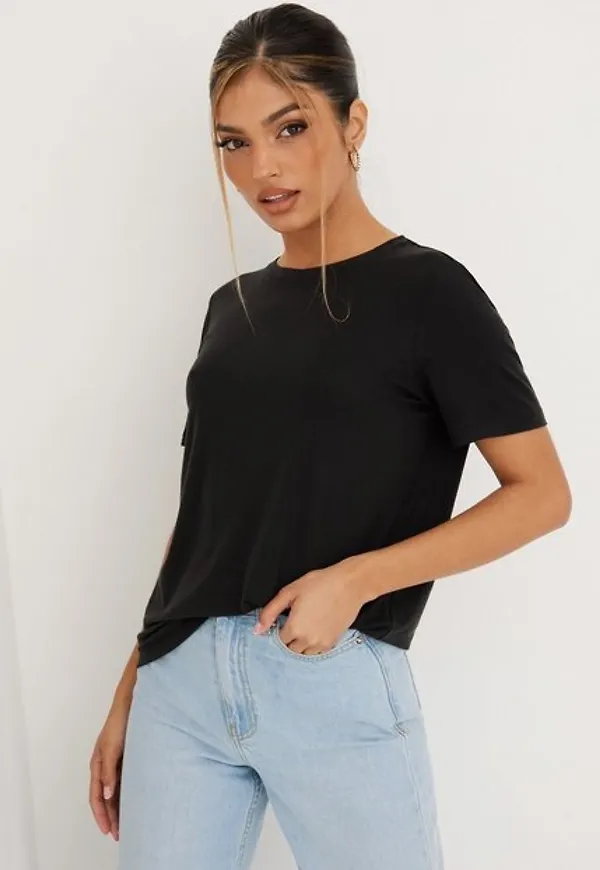 Vero Moda Vmava Ss Top Vma Noos T-shirts Black