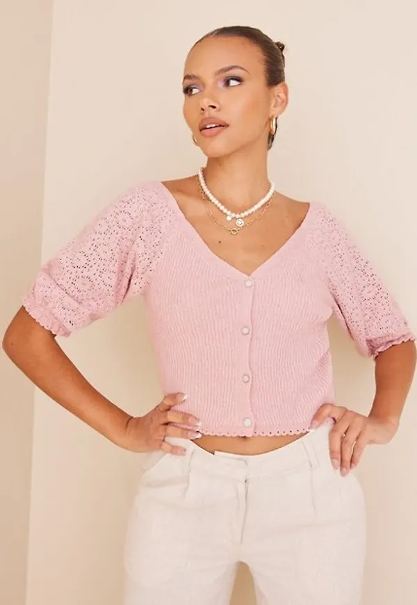 Only Onlpriscilla Life 2/4 Cardigan Knt Cardigans Rose Smoke
