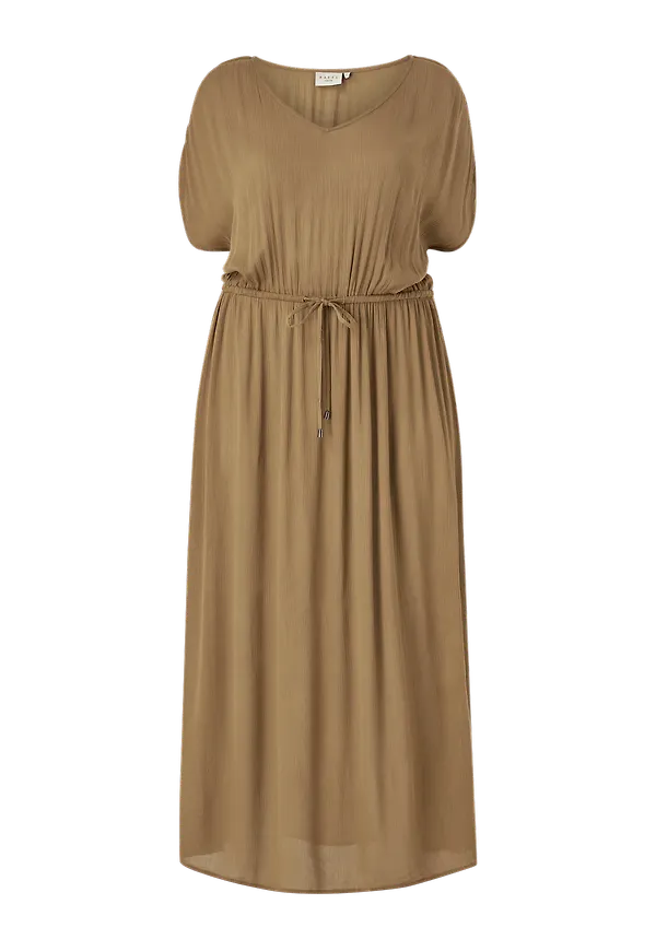 KAFFE Curve - Maxiklänning kCami Maxi Dress - Brun