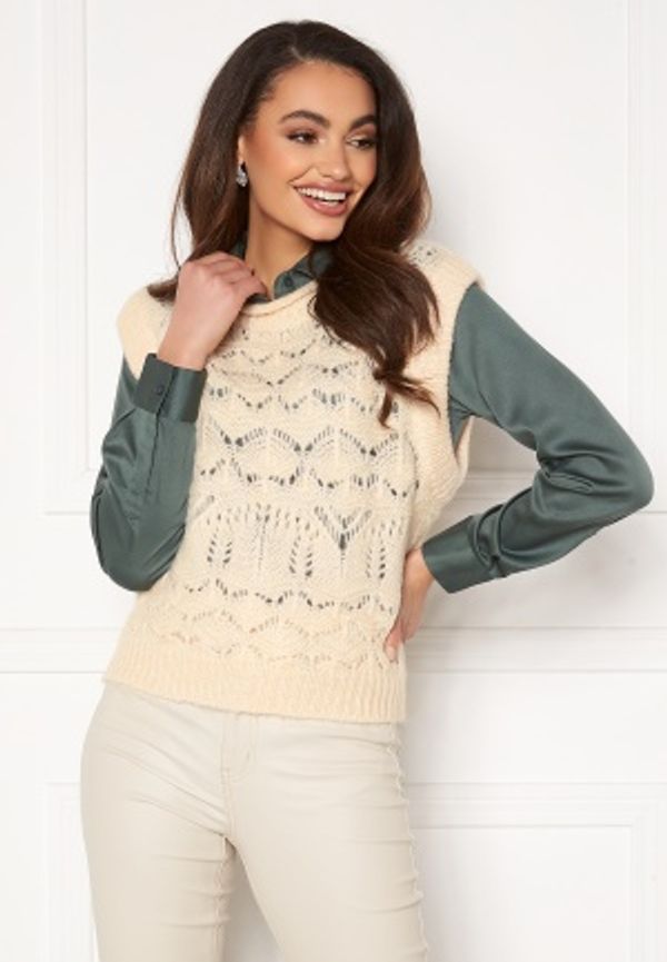 Object Collectors Item Pamela Knit Waistcoat Sandshell Melange XS