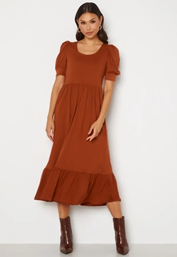 ONLY May Life S/S Puff Dress Arabian Spice L