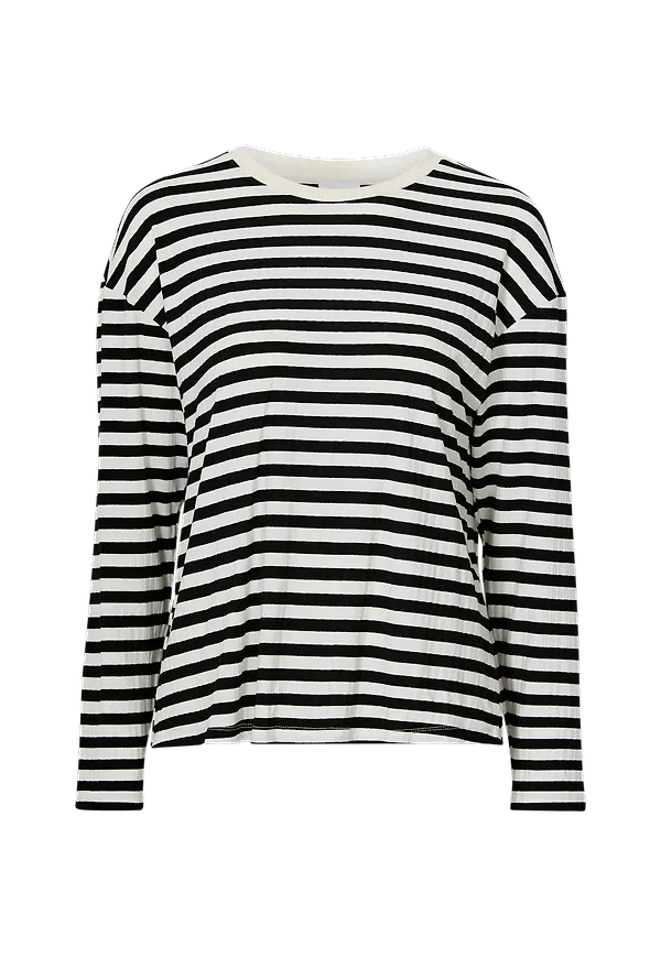 Vila - Topp viStripo L/S Top - Vit