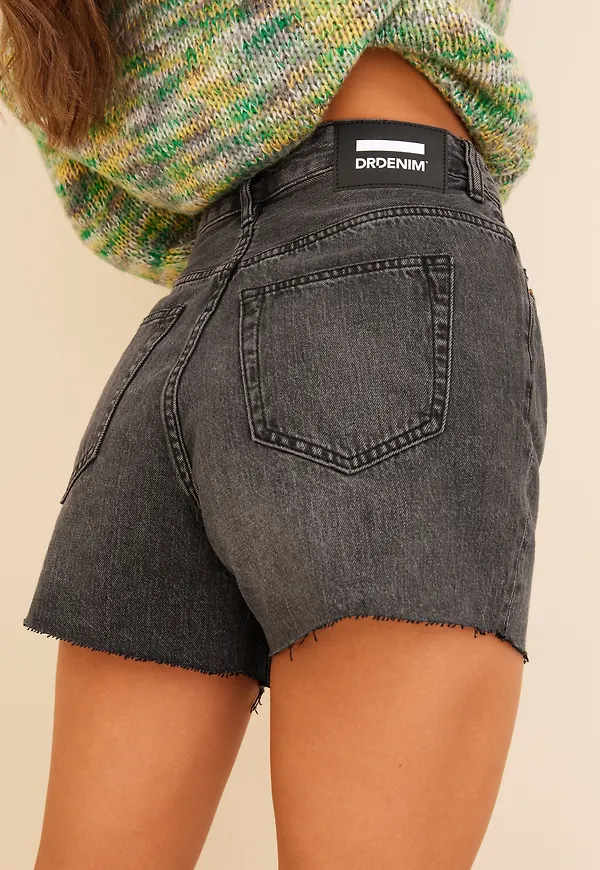 Dr Denim - Jeansshorts - Cyclone Black - Nora Shorts - Byxor & Shorts - jeans shorts