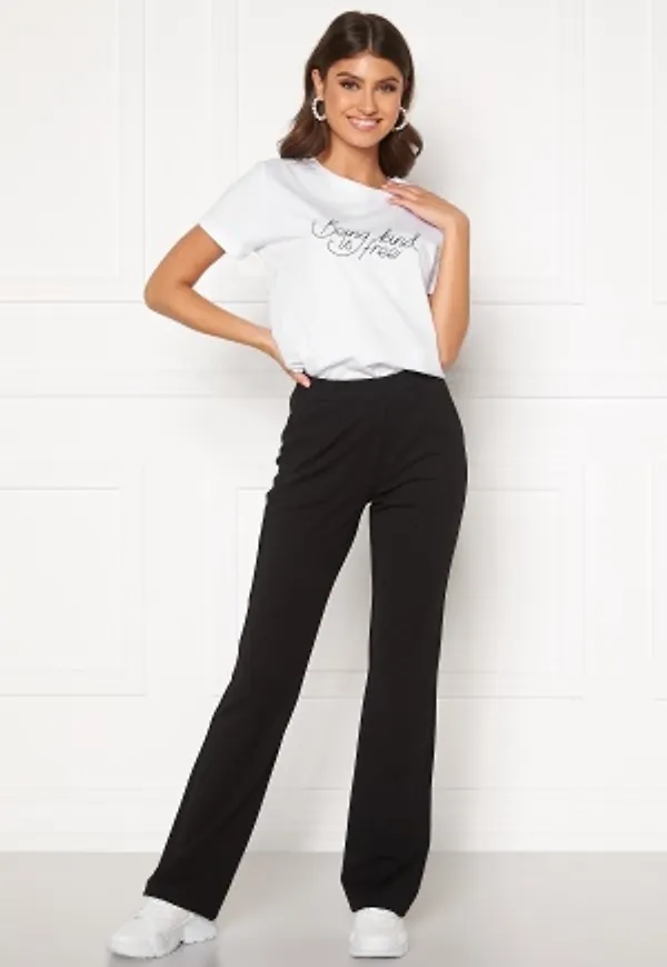 BUBBLEROOM Bonita flared soft suit pant Black XXL