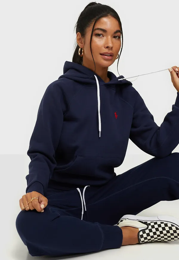 Polo Ralph Lauren - Sweatshirts - Navy - Shrnkhdsmpp-Long Sleeve-Knit - Tröjor - sweatshirts