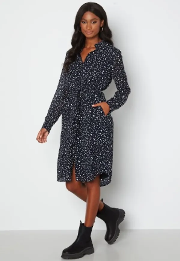 Object Collectors Item Mila bay shirt dress Sky Captain AOP 42