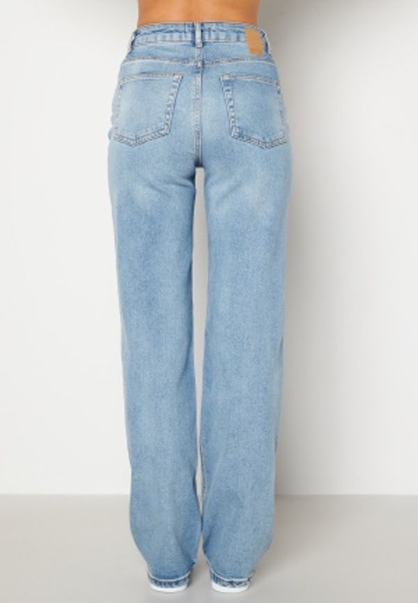 Pieces Holly HW Wide Jeans Medium Blue Denim 29/32