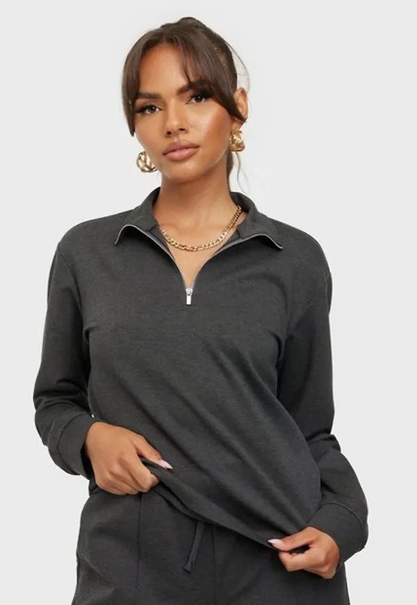 MOSS COPENHAGEN Drina Thelma LS Zip Sweatshirt Sweatshirts