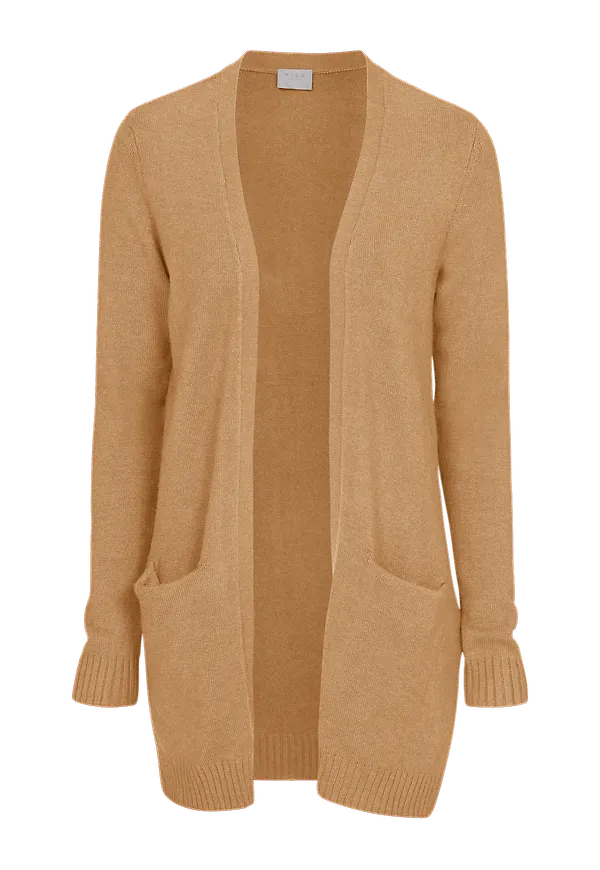 Vila - Cardigan viRil L/S Open Knit - Brun
