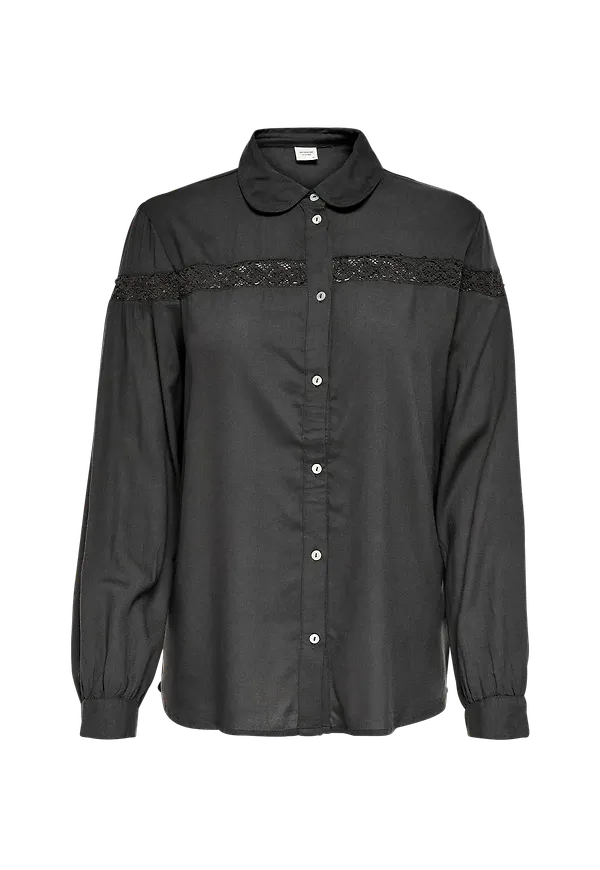 JDY - Blus jdyRosalina L/S Shirt Wvn - Grå
