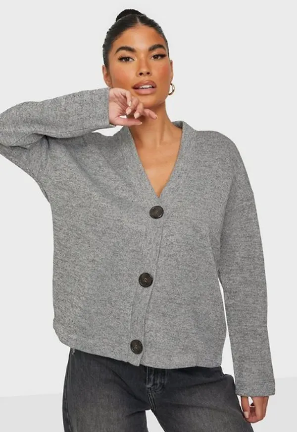 Pieces Pcellee Ls Cardigan Lw Cardigans