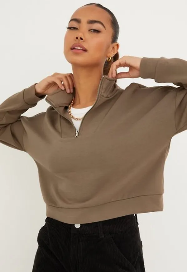Vero Moda Vmbjanka Ls Crop Sweat Jrs Ga Tröjor
