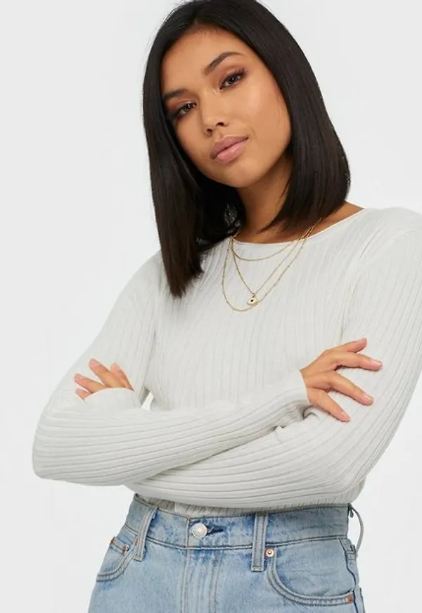 Only Onlnatalia L/S Rib Pullover Knt Noo Stickade tröjor