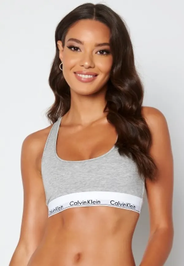 Calvin Klein CK Cotton Bralette 020 Grey Heather L