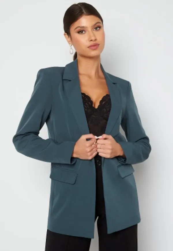 Pieces Bossy LS Loose Blazer Ombre Blue XS