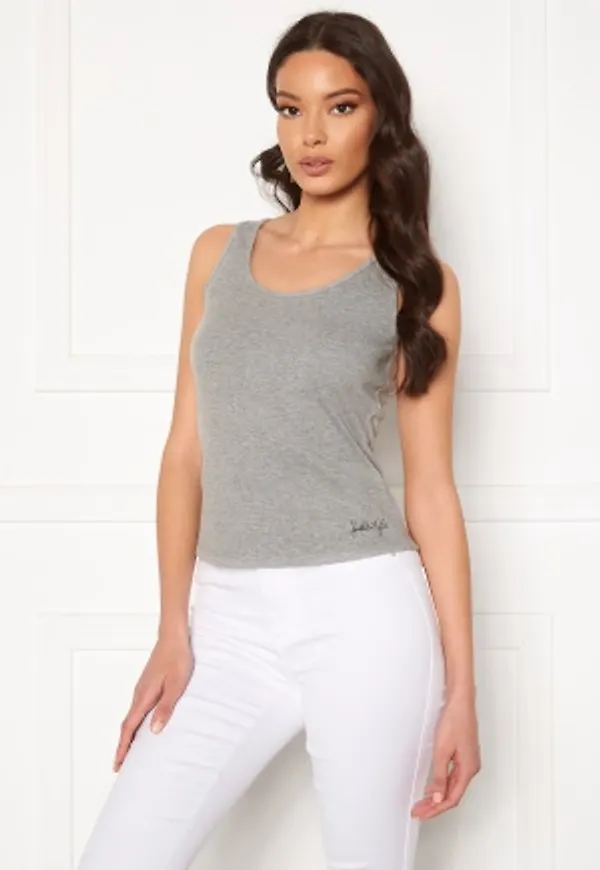 KENDALL + KYLIE K&K Basic Sleeveless Top Grey XS