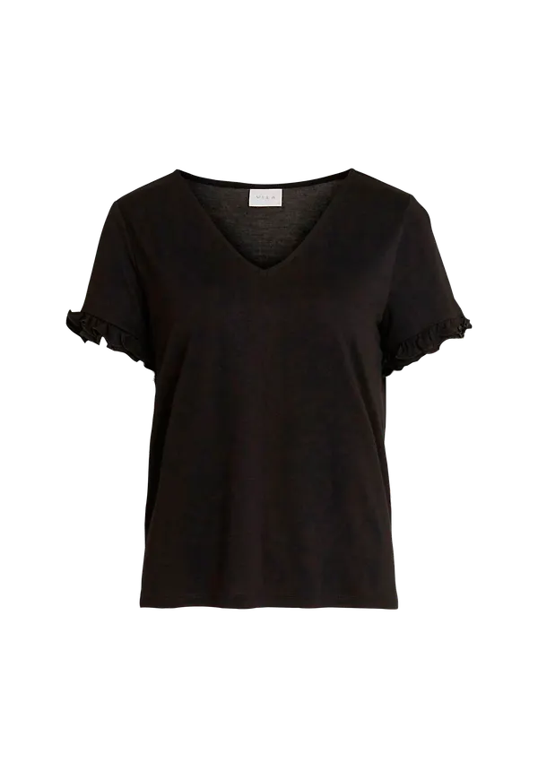 Vila - Topp viBinea S/S Top - Svart
