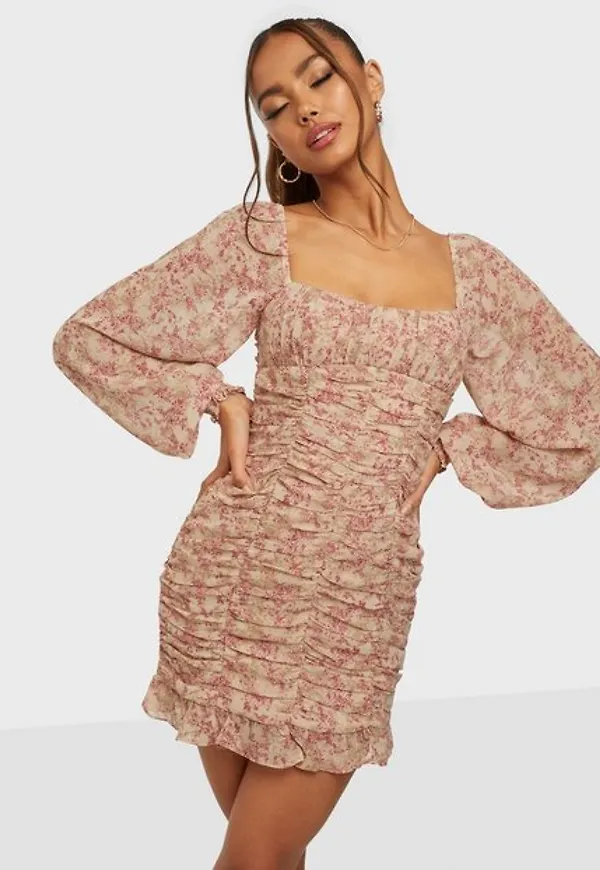 Love Triangle Lady Danbury Ruched Dress Skater Dresses