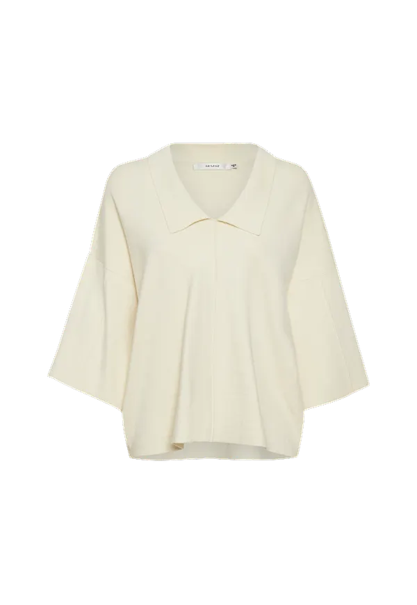 Gestuz - Tröja TalliGZ pullover - Vit