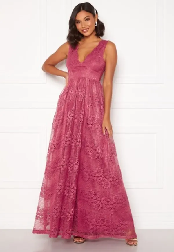 Moments New York Ella Lace Gown Raspberry red 36