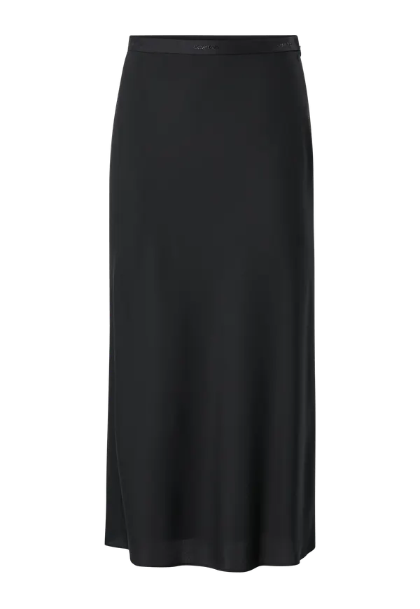 Calvin Klein - Kjol Recycled CDC Bias Cut Midi Skirt - Svart