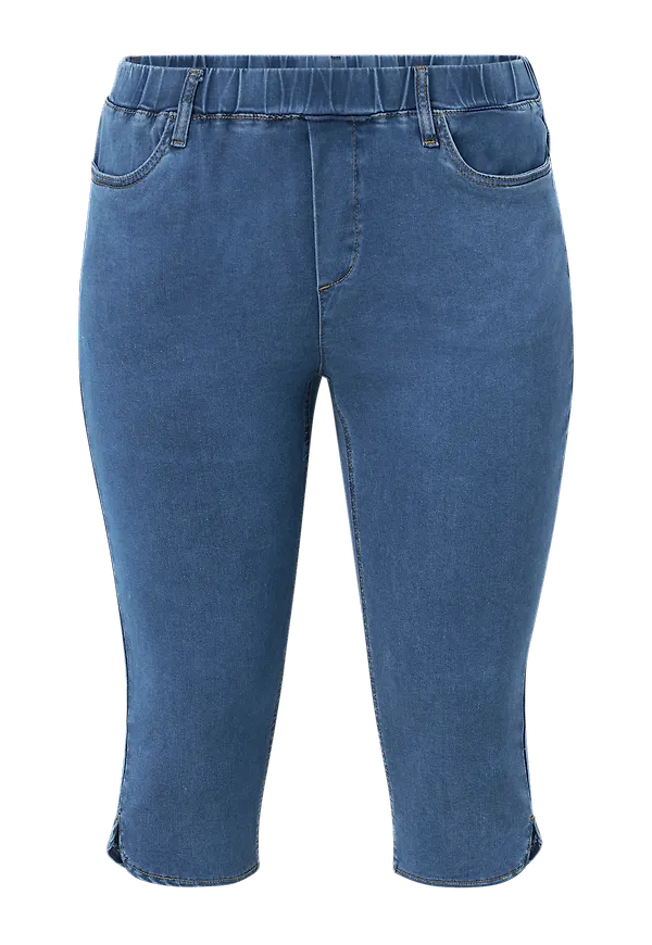 Ciso - Byxa Capri Pants - Blå