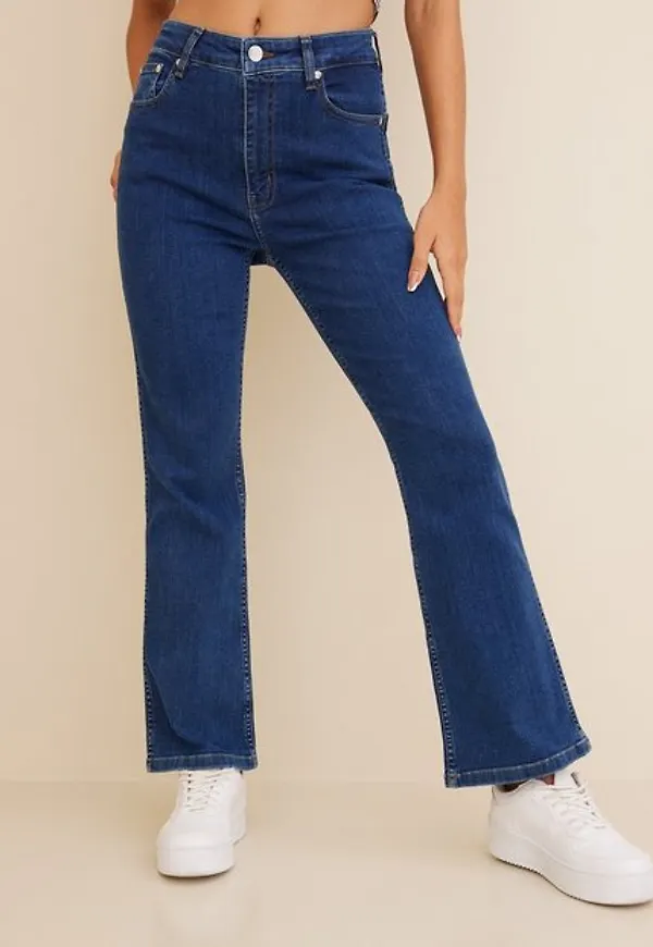 Gestuz EmilindaGZ HW 7/8 flared jeans Bootcut & Flare Blue Denim