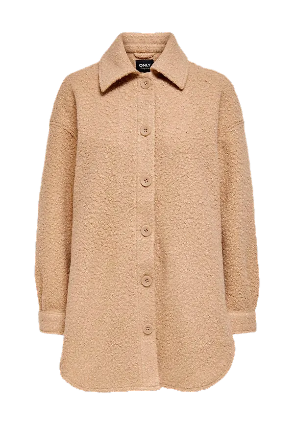 Only - Skjortjacka onlPiper Shacket OTW - Brun