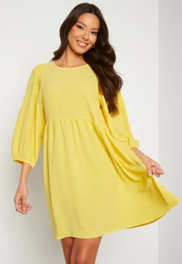 JDY Lion 3/4 Dress Lemon Drop 42
