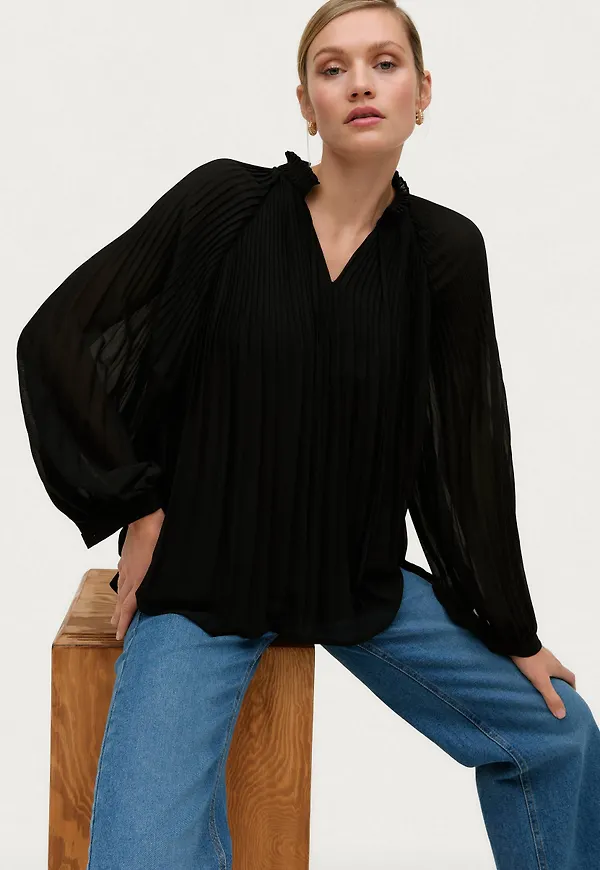 Ellos - Blus Ellen - Svart