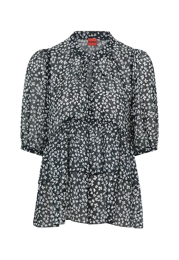 HUGO - Blus Celixa 10241732 01 - Svart