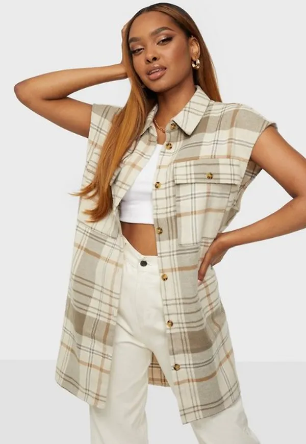 Noisy May Nmflanny S/L Long Vest Bg Noos Västar