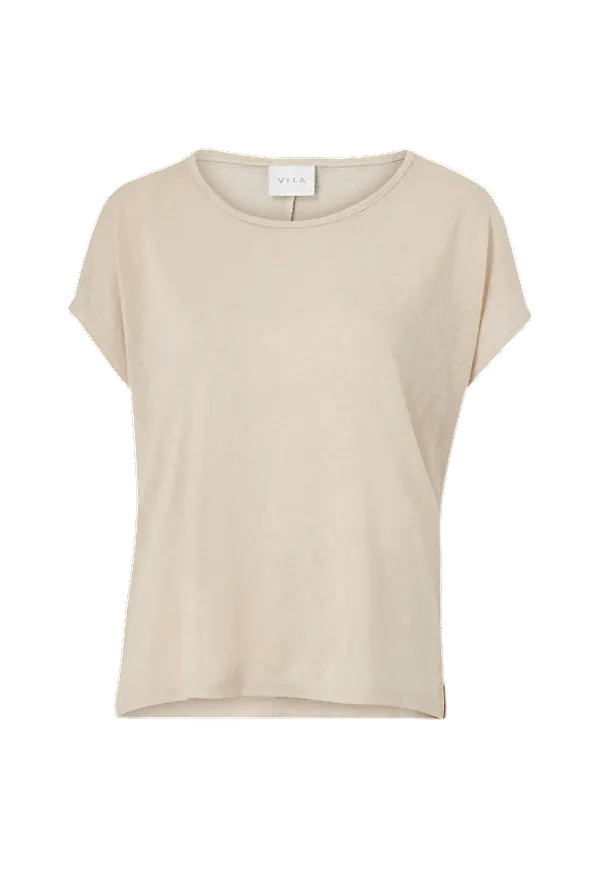 Vila - Topp viSumi S/S Top - Brun