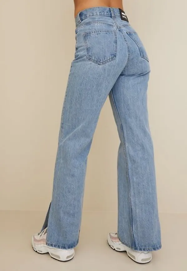 Dr Denim Echo Shoe Cut High waisted jeans Light